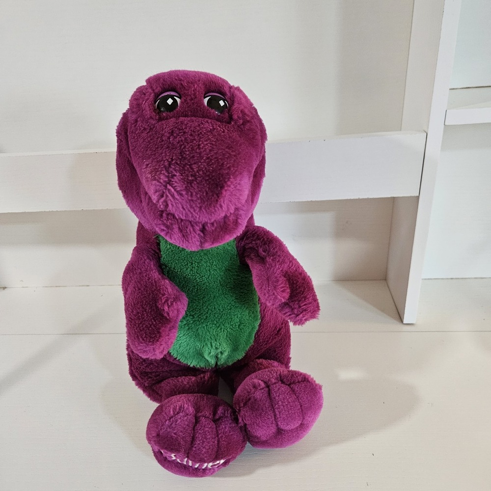 Vintage 1992 Barney the Dinosaur Plush Stuffed Animal Toy